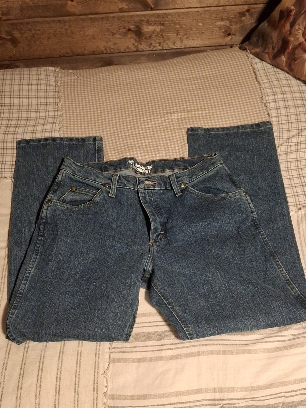 Wrangler Men's Relaxed-Fit Denim Jeans in Blue